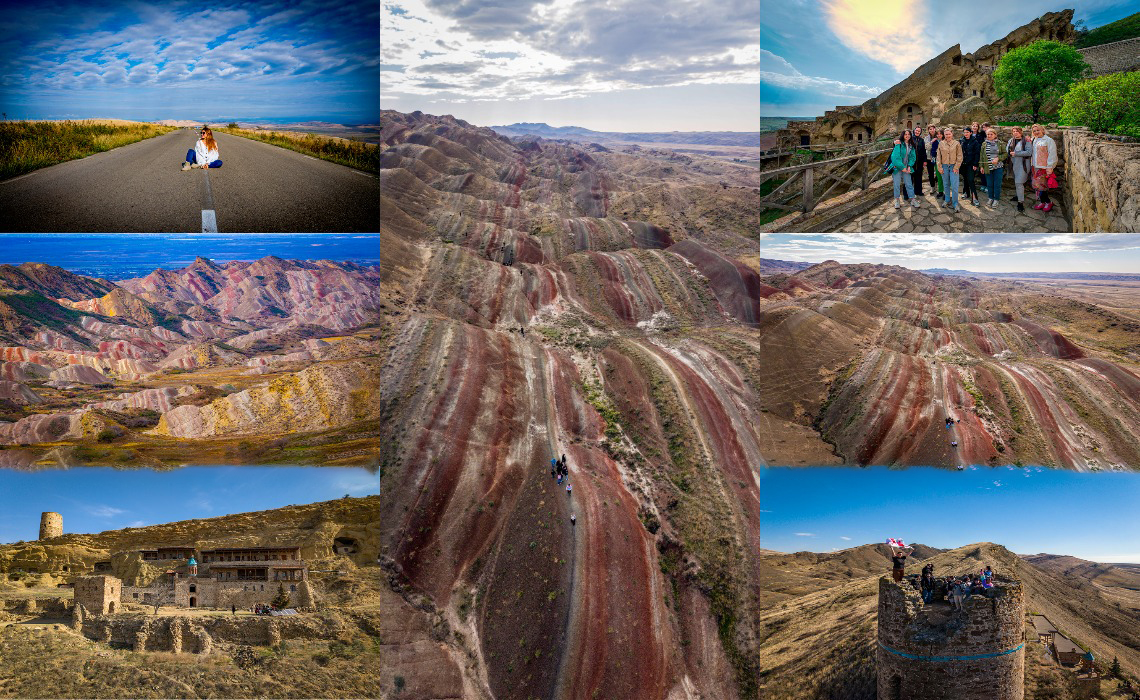 მოგესალმებით  16 ნოემბერს (კვირა) - დავით გარეჯი, ნათლისმცემლის კომპლექსი, დოდოს რქა, მრავალწყაროს ტბა, ფერადი უდაბნო