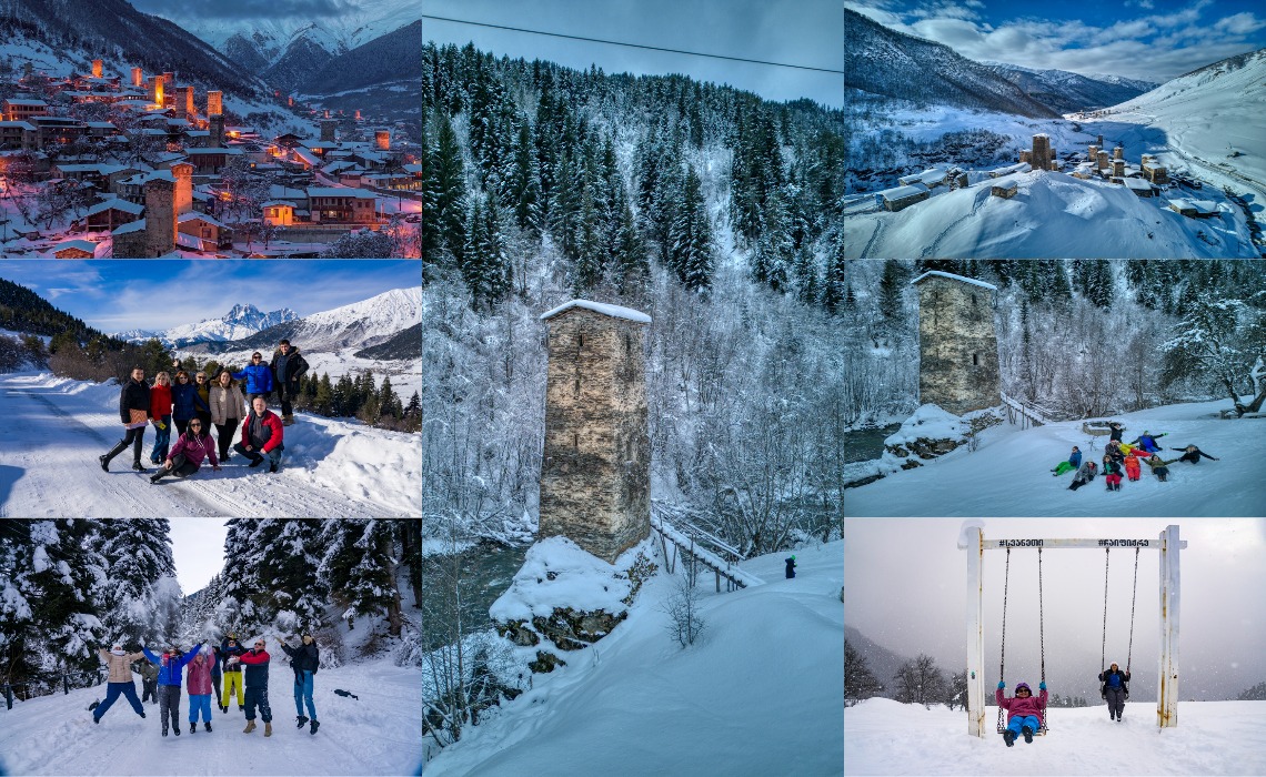 მოგესალმებით 31 დეკემბერს 1,2 იანვარს სვანეთის საახალწლო ტური (პარასკევი,შაბათი,კვირა) მესტია, ზურულდი, თეთნულდი, ჰეშკილის ქოხები, უშგული