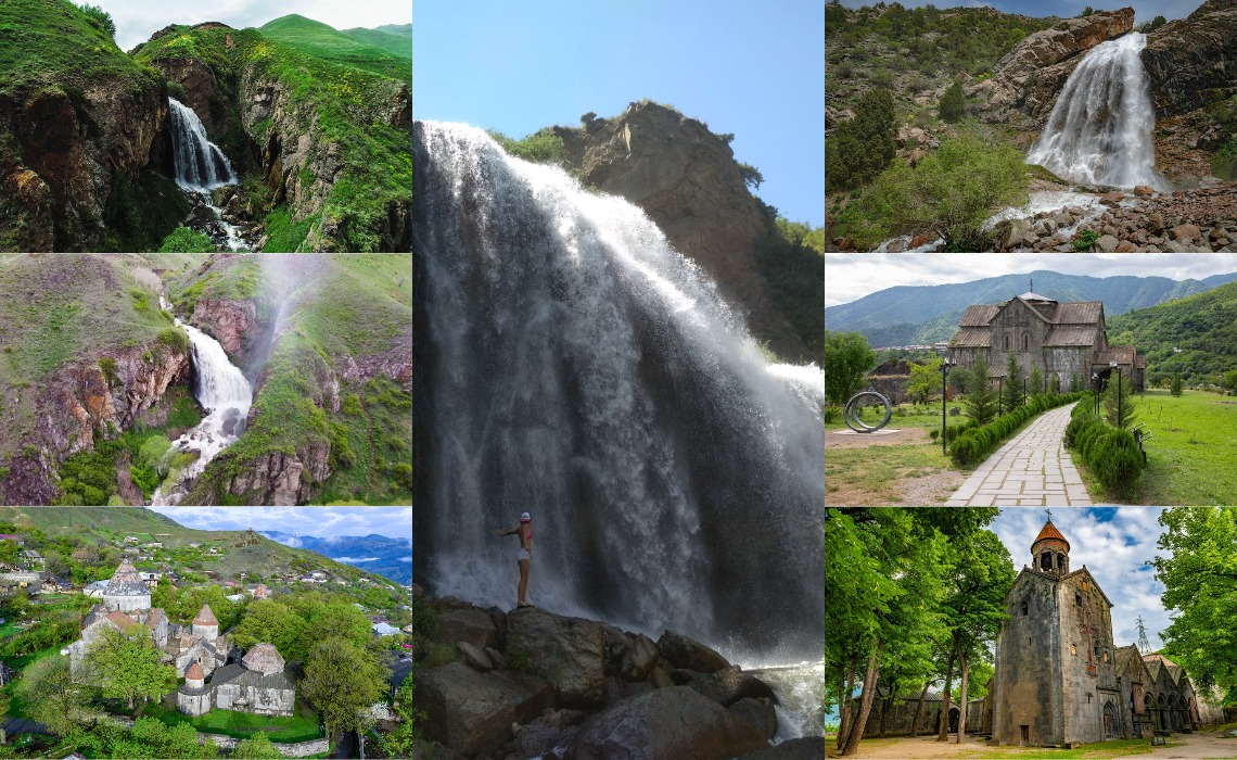 მოგესალმებით 5 აპრილს (კვირა) ახტალის ქართული მონასტერი, სანაჰინის სამონასტრო კომპლექსი, თრჩკანის ჩანჩქერი